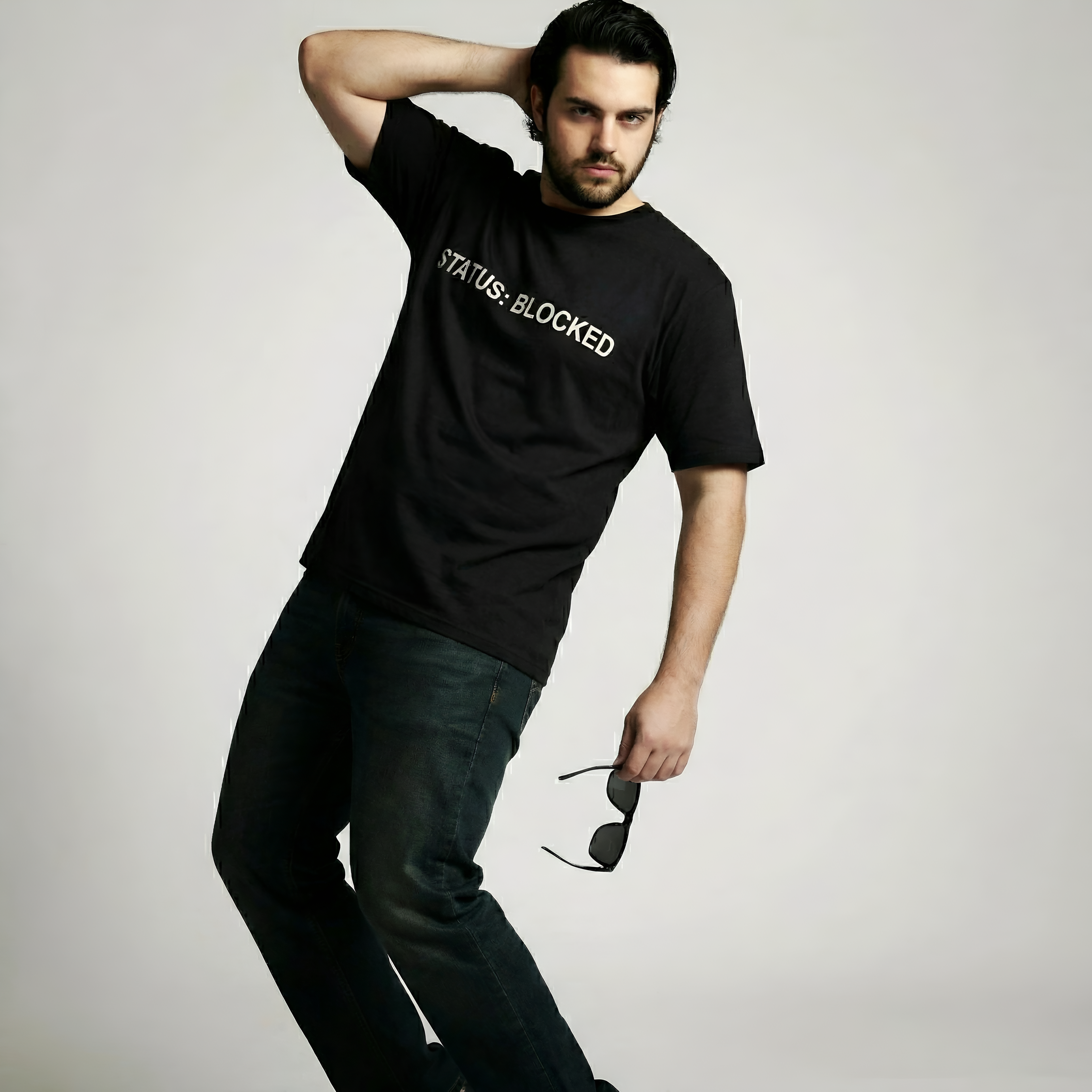 STATUS BLOCKED | Comfort Colors® 1717 Heavyweight T-Shirt | Agile, Scrum & Developer Humor