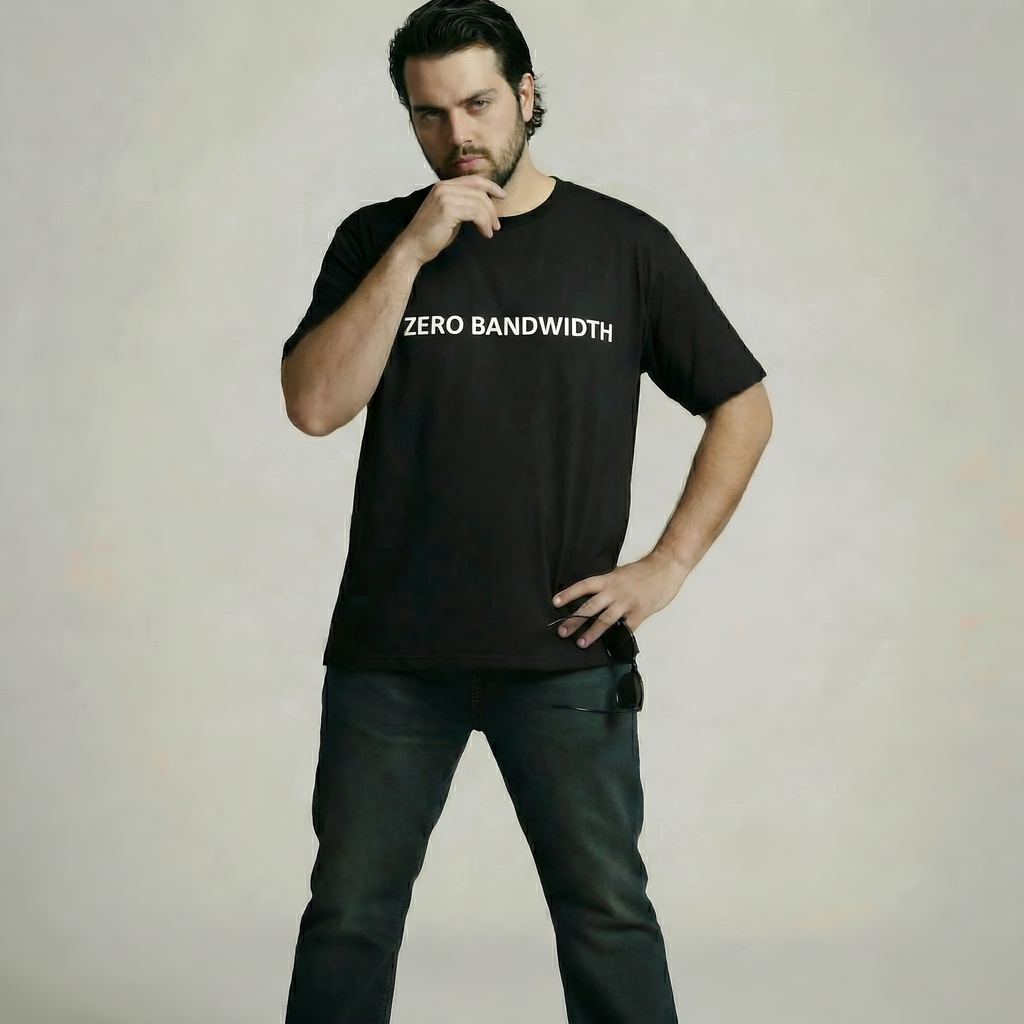 ZERO BANDWIDTH | Comfort Colors® 1717 Heavyweight T-Shirt | Introvert, Burnout & Social Battery Humor