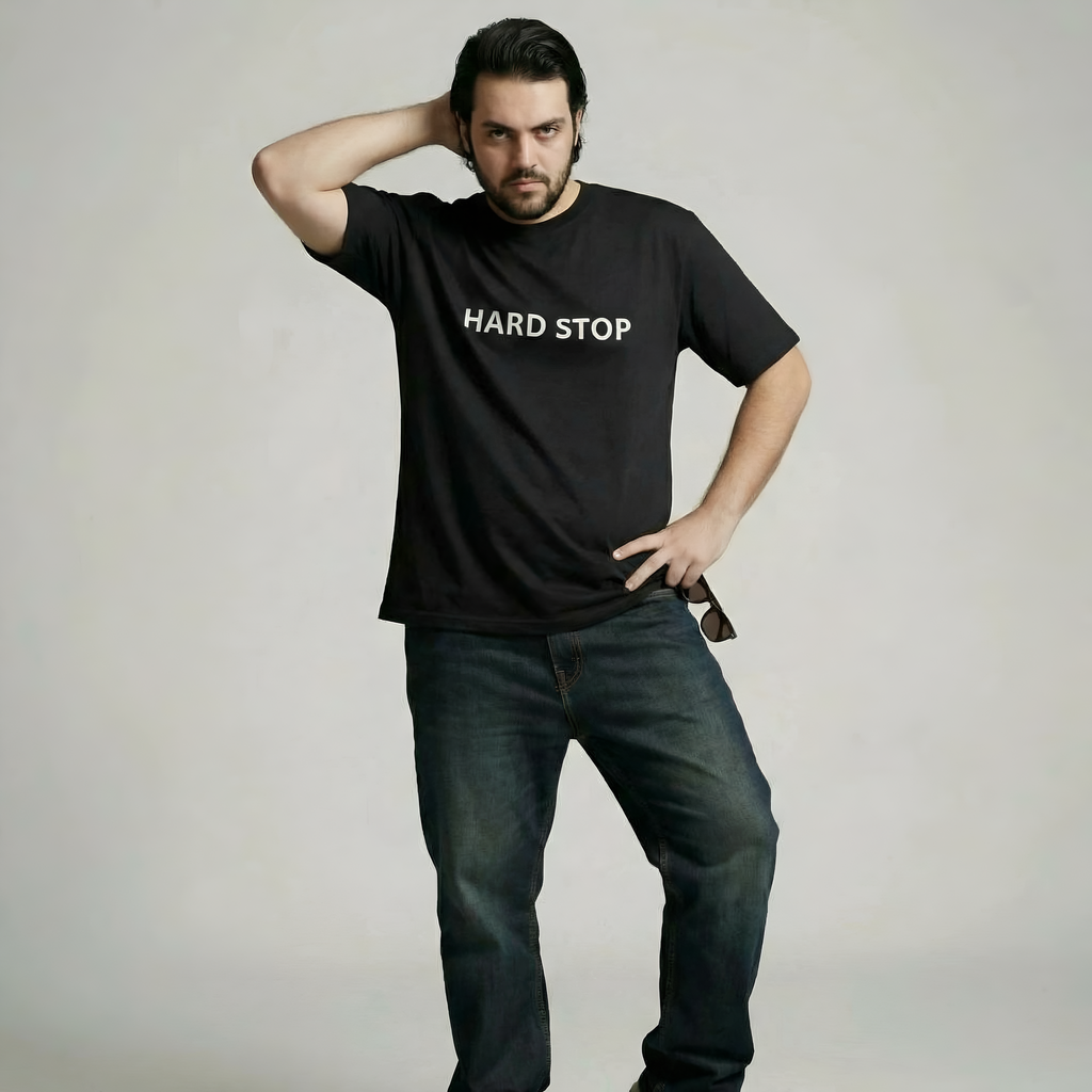 HARD STOP | Comfort Colors® 1717 Heavyweight T-Shirt | Funny Meeting & Corporate Humor