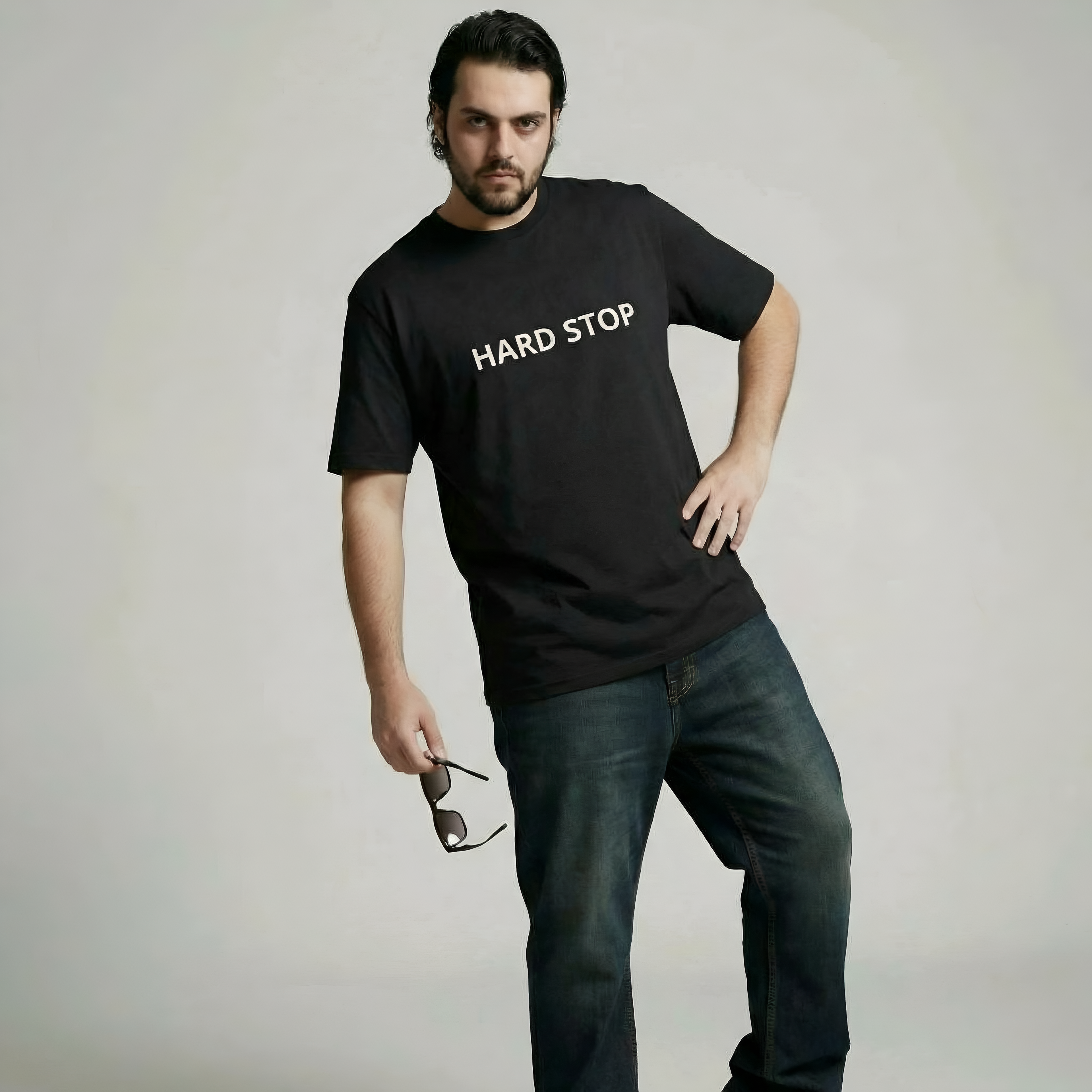 HARD STOP | Comfort Colors® 1717 Heavyweight T-Shirt | Funny Meeting & Corporate Humor