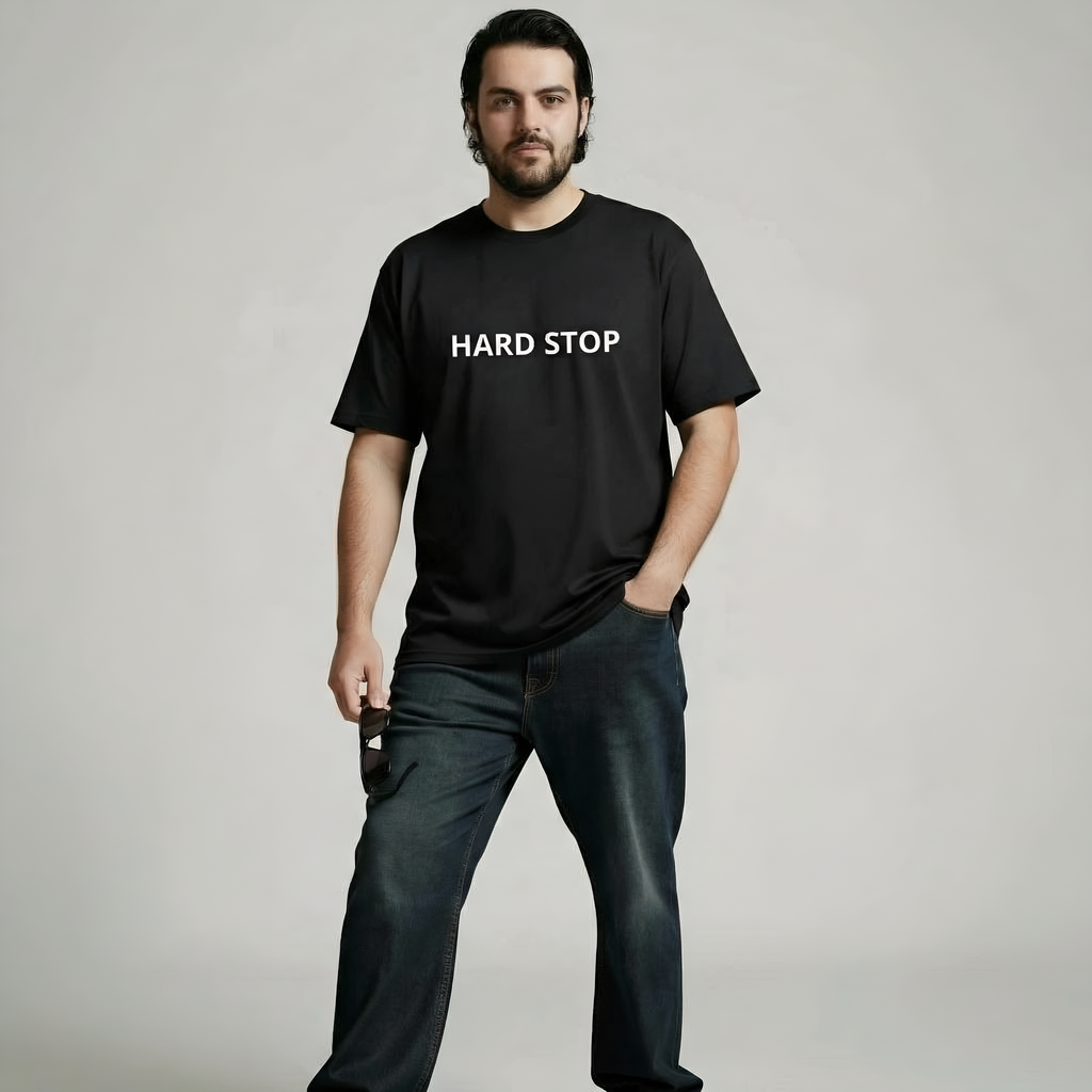 HARD STOP | Comfort Colors® 1717 Heavyweight T-Shirt | Funny Meeting & Corporate Humor